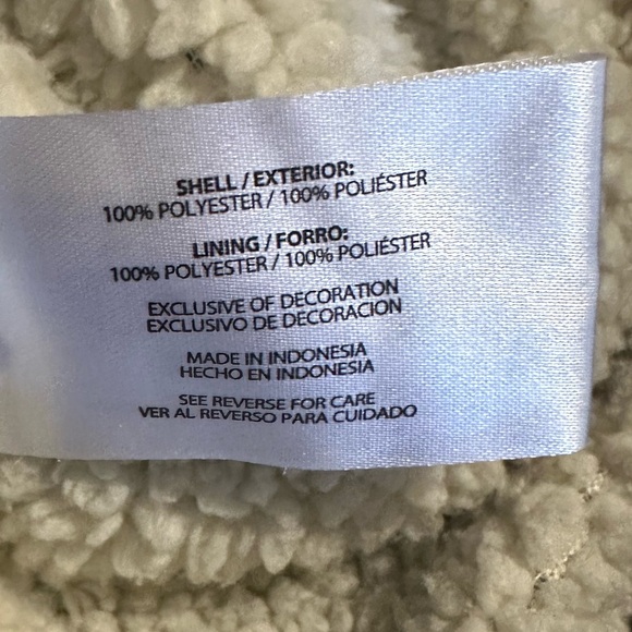 ORVIS men’s heathered gray 1/4 zip sherpa lined pullover jacket sweatshirt sz L - Picture 7 of 8